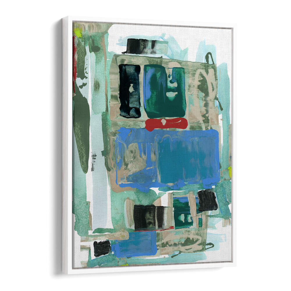 Vibrant SPEED TEST III, ABSTRACT PAINTINGS artwork showcasing modern acrylic techniques for a creative space transformation.