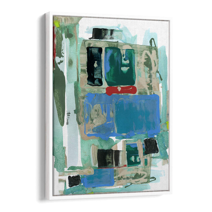 Vibrant SPEED TEST III, ABSTRACT PAINTINGS artwork showcasing modern acrylic techniques for a creative space transformation.