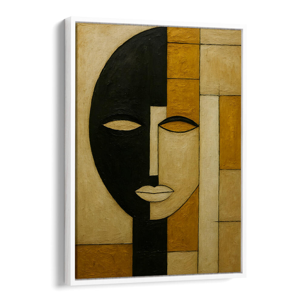 SPLIT MASK , EXPRESSIONISM PAINTINGS