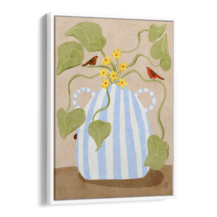 SPRING FLOWERS AND BIRDS