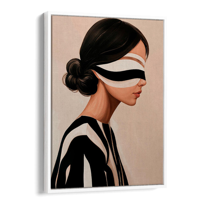 STUDIO PALETTE WOMAN XI , PORTRAITS & FIGURATIVE ILLUSTRATIONS