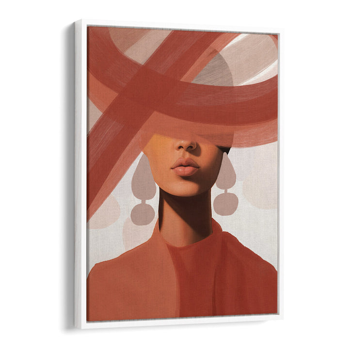 STUDIO PALETTE WOMAN TERRA , PORTRAITS & FIGURATIVE ILLUSTRATIONS