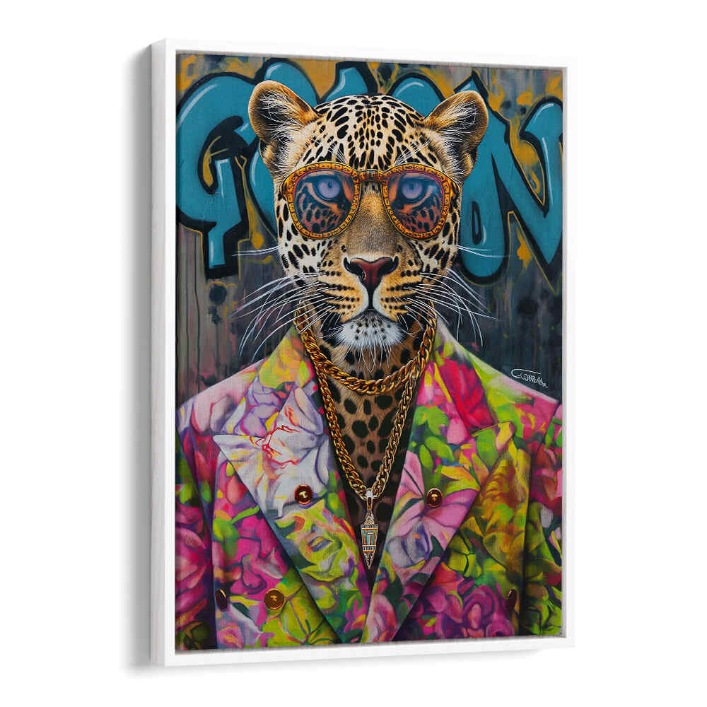 STYLISH LEOPARD , POP ART PAINTINGS
