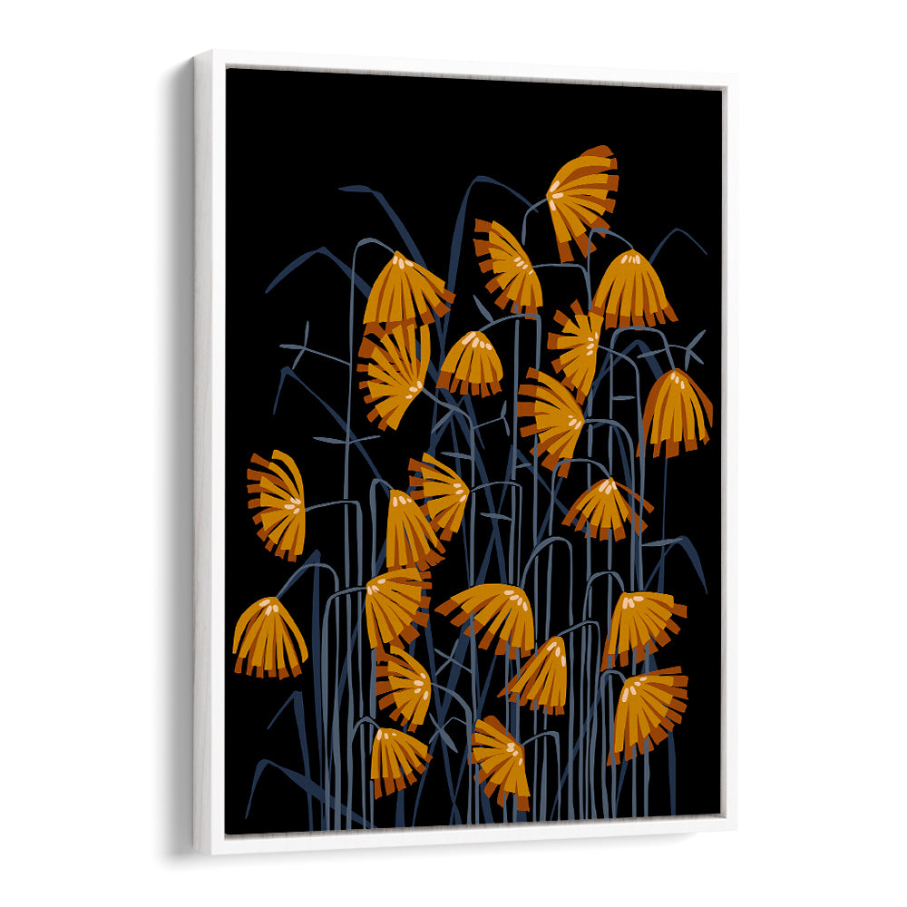 STYLIZED ORANGE REEDS