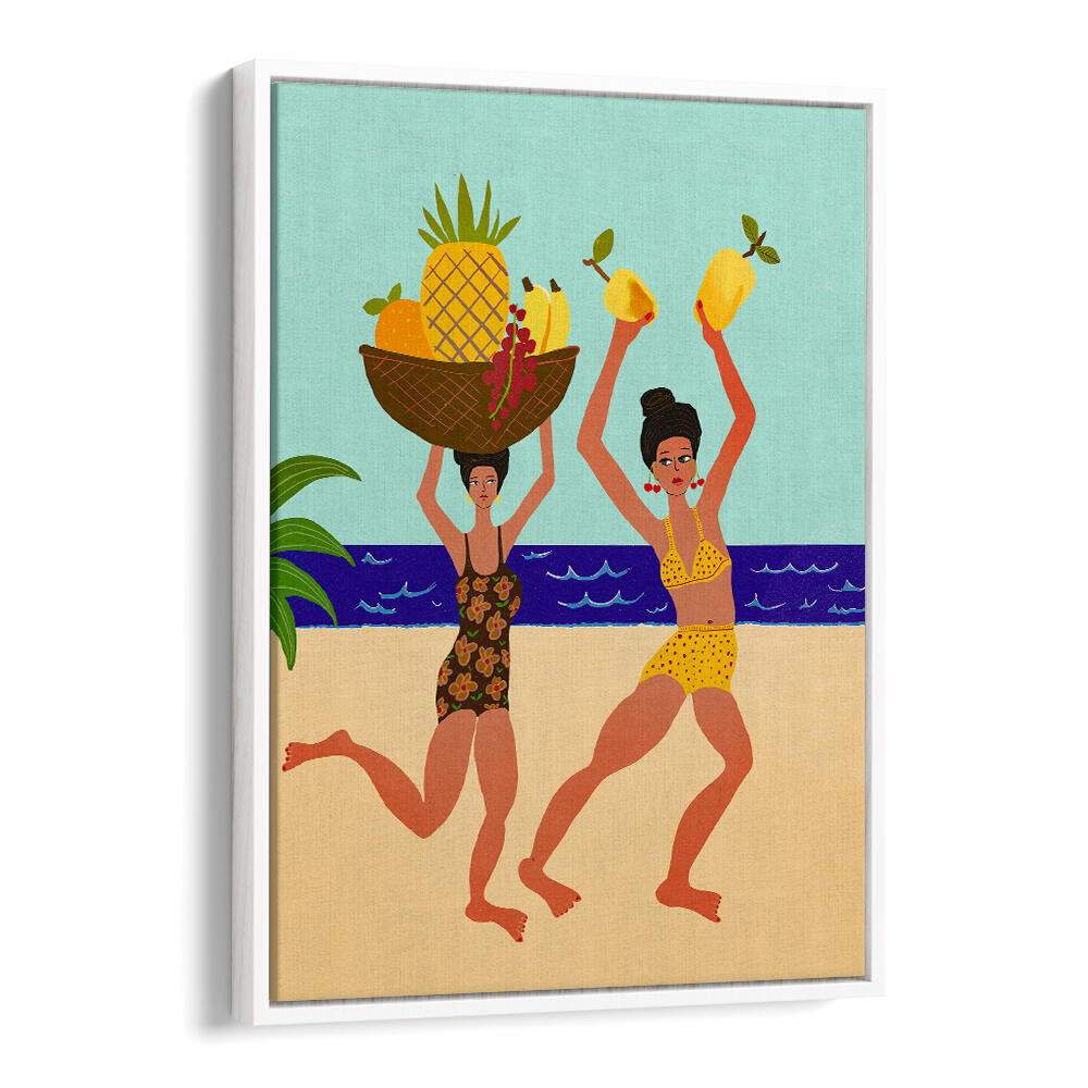 SUMMER TROPICAL FUN TIME , PORTRAITS & FIGURATIVE ILLUSTRATIONS