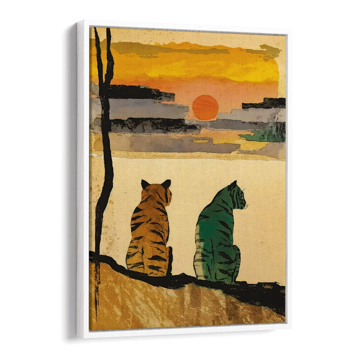 SUNSET COMPANIONS , ANIMAL PAINTINGS
