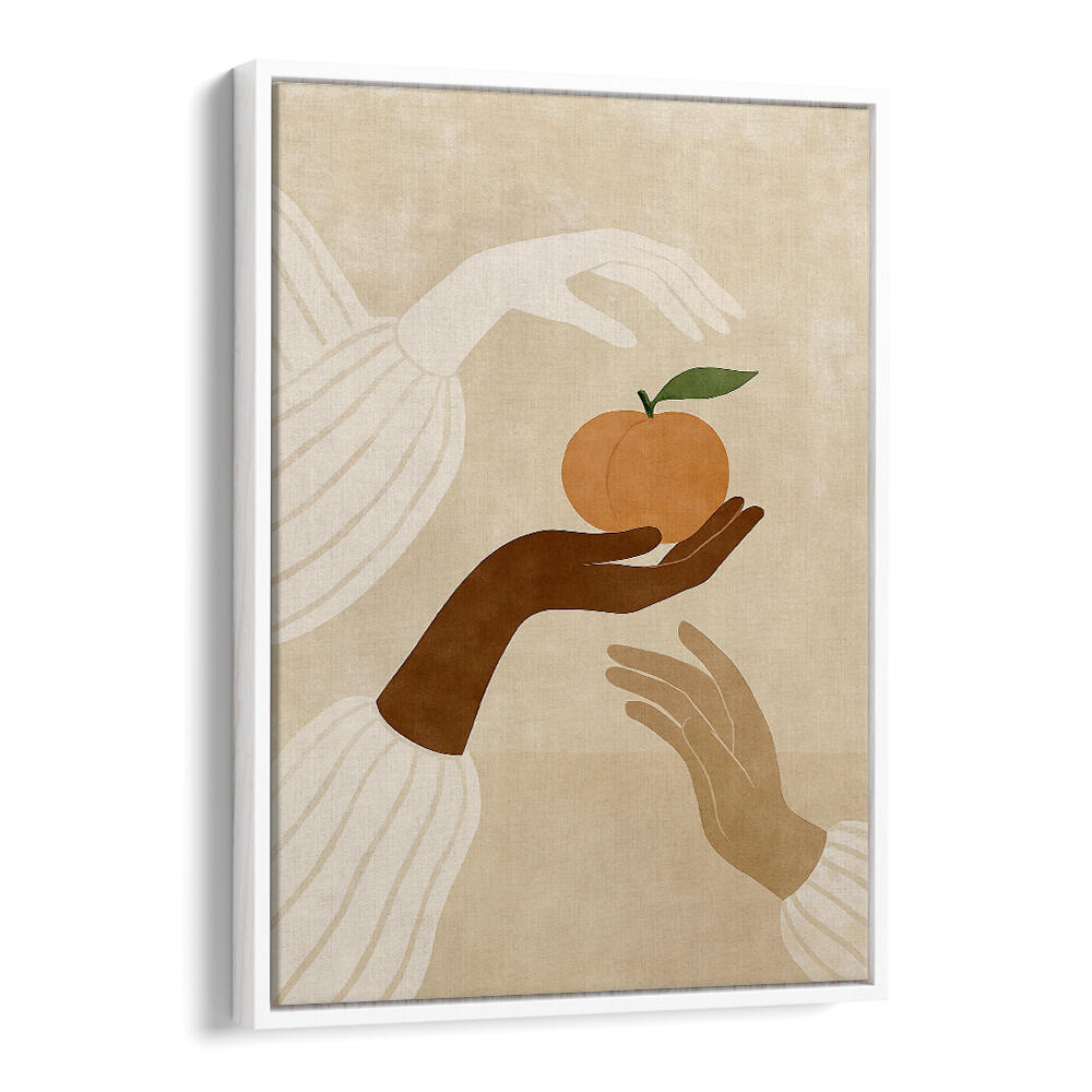 PEACH RITUAL , BOHO ART PAINTINGS