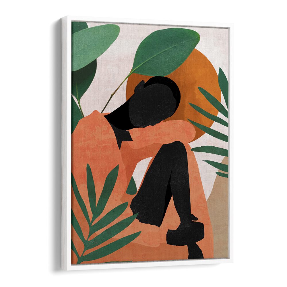 Vibrant artwork featuring TROPICAL GIRL SHAPE II, PORTRAITS, celebrating abstract human form and emotional expression.