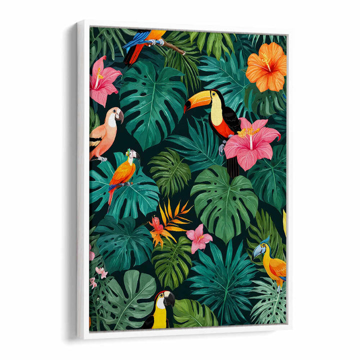 TROPICAL PARADISE , ANIMAL PAINTINGS