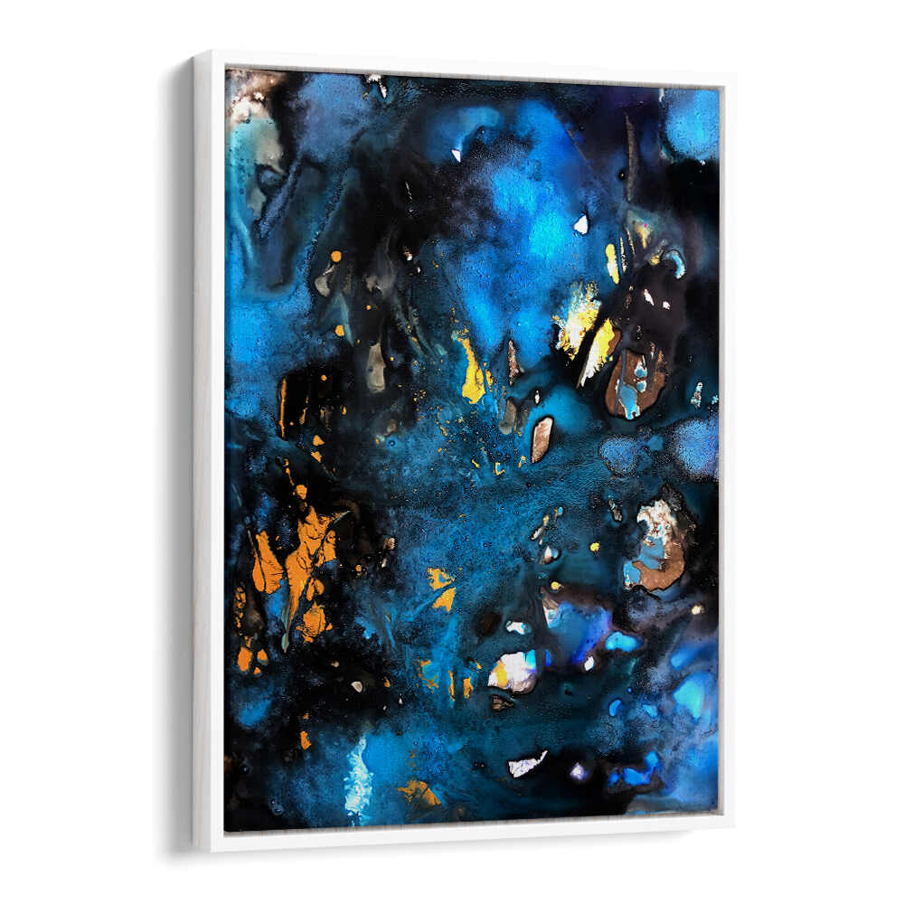TURQUOISE GALAXY , ABSTRACT PAINTINGS