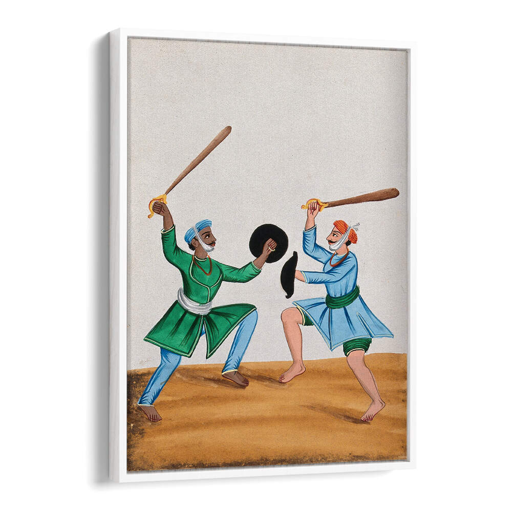 TWO SIKH MEN DUELING