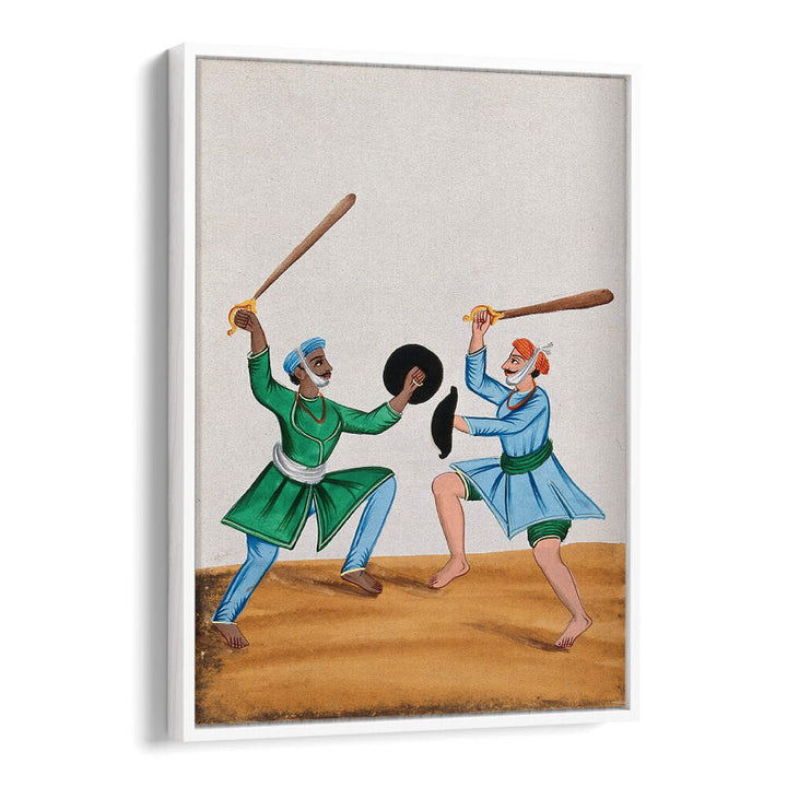 TWO SIKH MEN DUELING