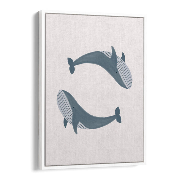 TWO WHALES , KIDS ROOM PAINTINGS