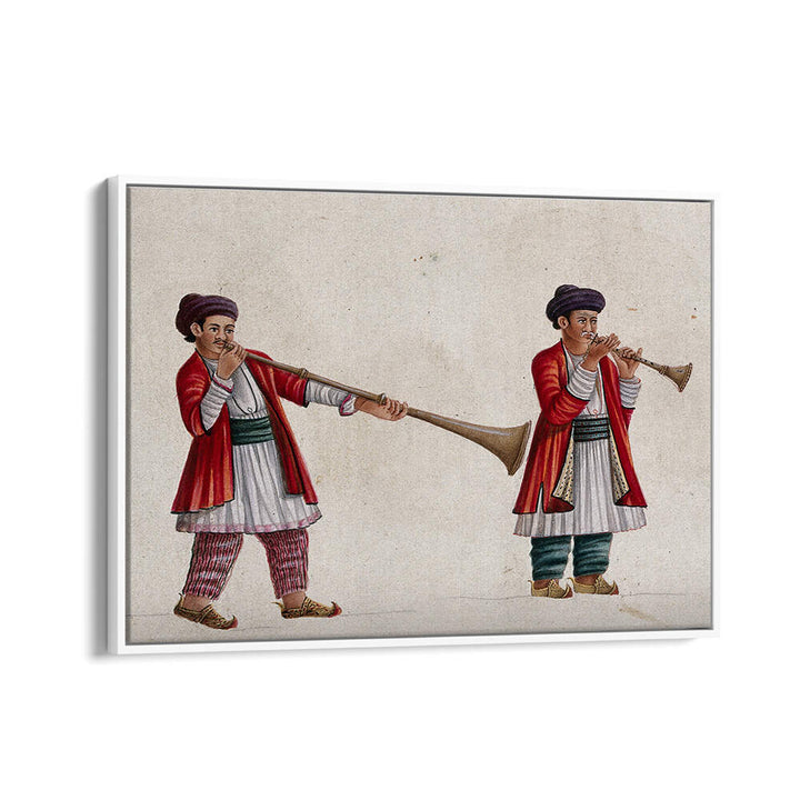 TWO MUSICIANS PLAYING THE SHEHNAI