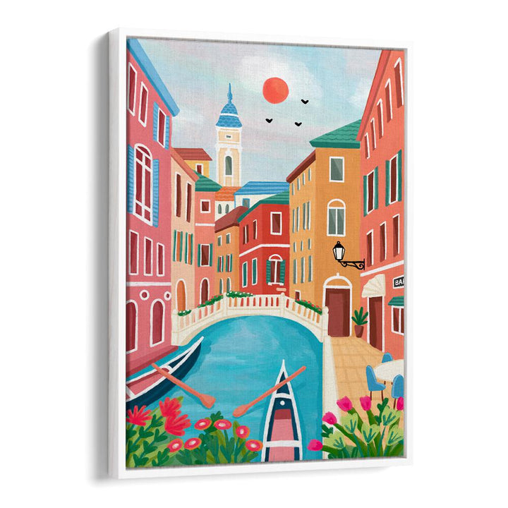 VENICE CANAL SUNRISE STROLL , TRAVEL POSTERS