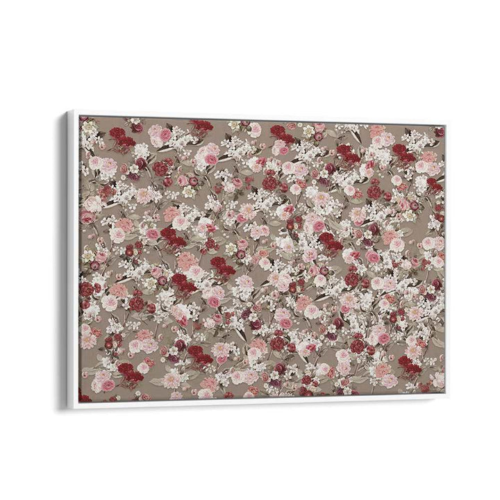 Elegant VINTAGE FLOWER ROMANCE, FLORAL FLOWER PAINTINGS showcasing vibrant blooms on a soft background, perfect for decor.