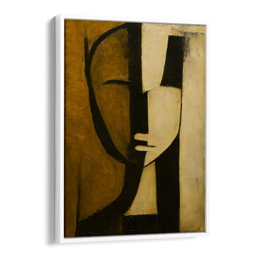 WATCHER BEHIND THE PILLAR , EXPRESSIONISM PAINTINGS