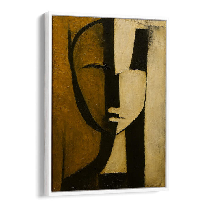 WATCHER BEHIND THE PILLAR , EXPRESSIONISM PAINTINGS