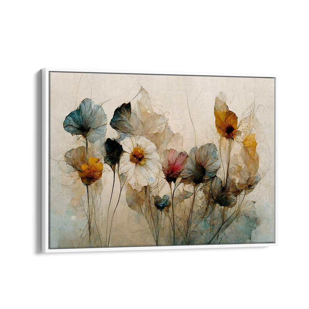 WHISPERING BLOOMS V , FLORAL FLOWER PAINTINGS