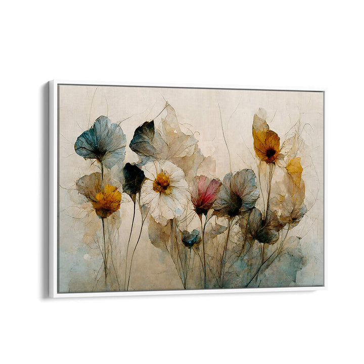 WHISPERING BLOOMS V , FLORAL FLOWER PAINTINGS