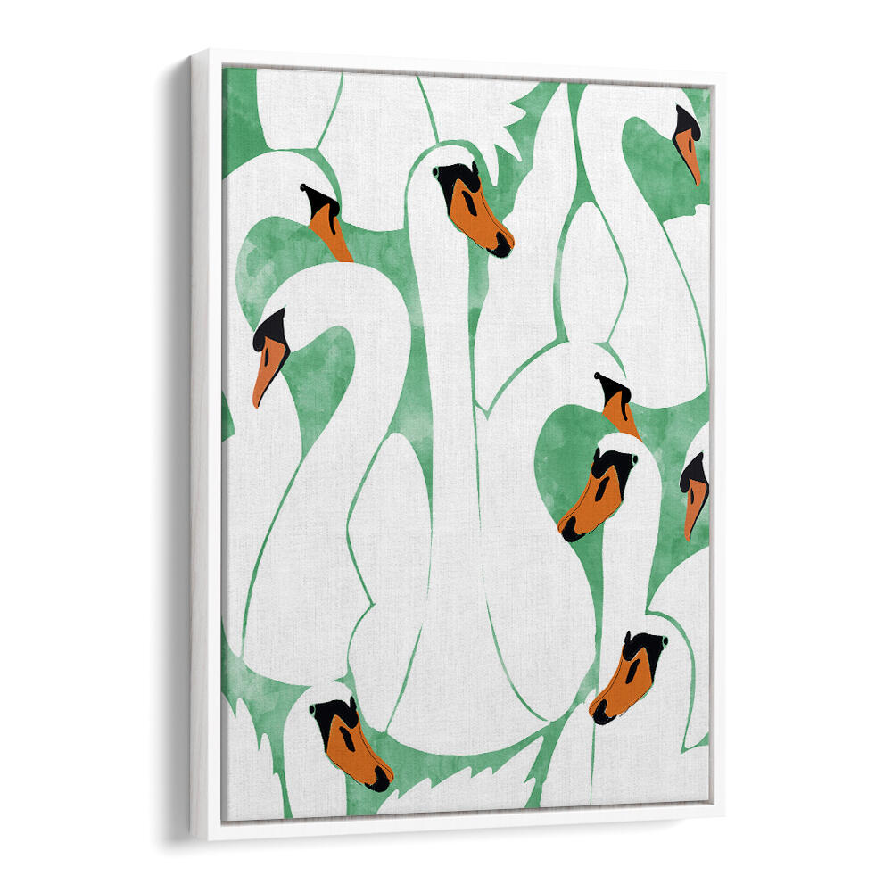 WHITE CALM , ANIMAL PAINTINGS