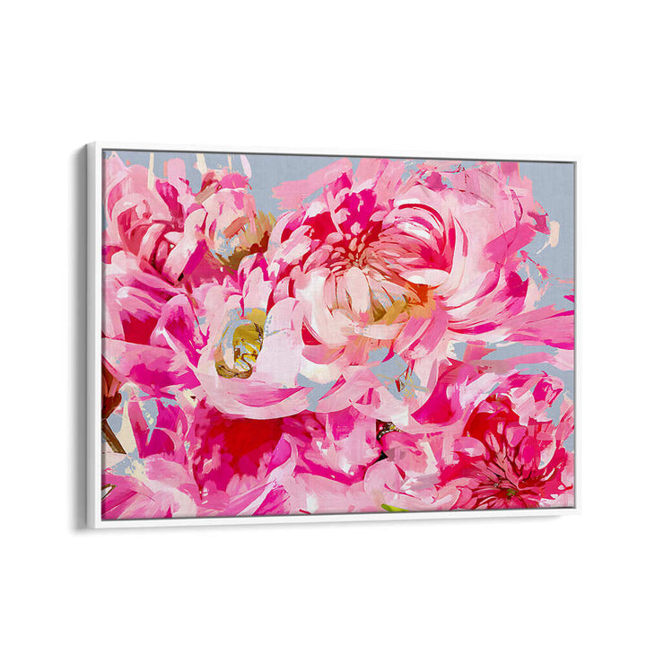 WILD PINK PEONIE , FLORAL FLOWER PAINTINGS