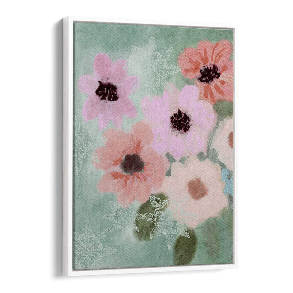 WINTER BLOSSOMS , FLORAL FLOWER PAINTINGS