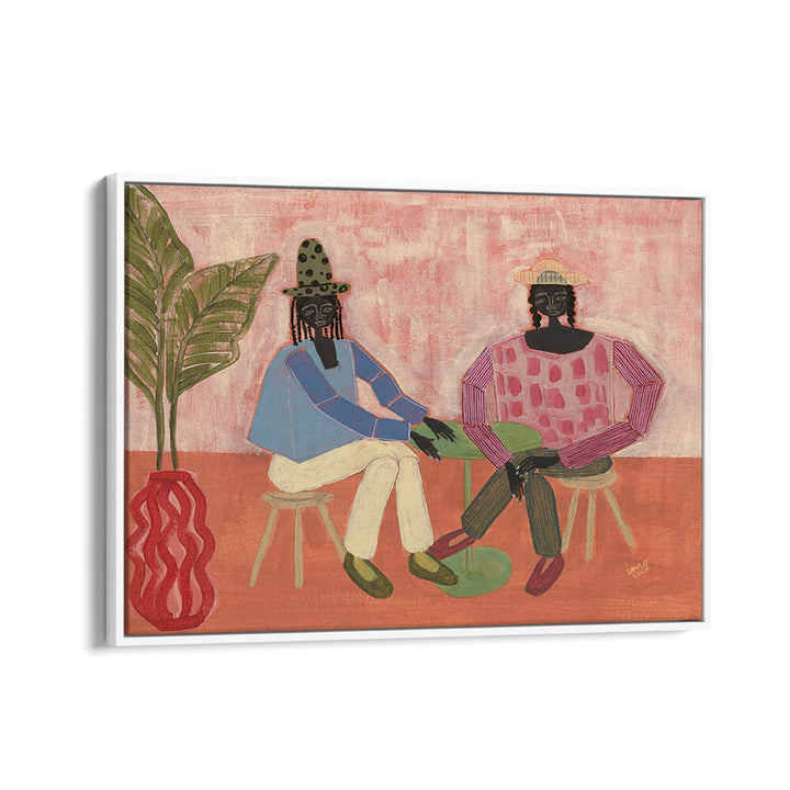 WITH A FRIEND , PORTRAITS & FIGURATIVE ILLUSTRATIONS