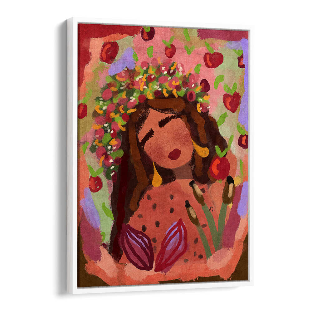 WOMAN AND APPLES