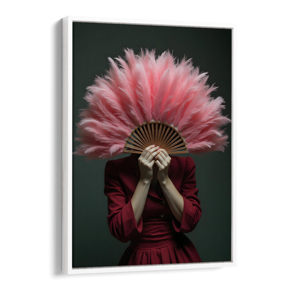 WOMAN WITH FEATHERS