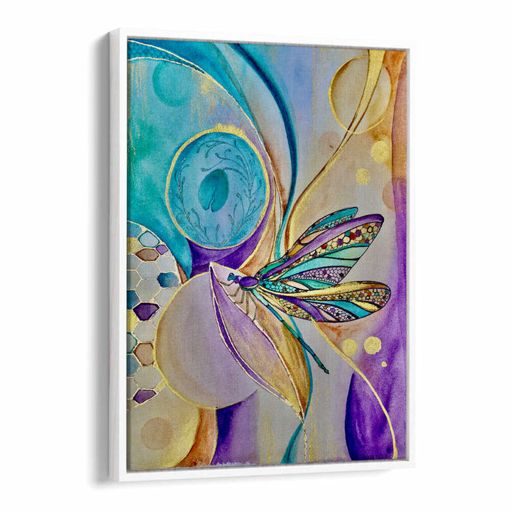 Colorful ZEN DRAGONFLY, KIDS ROOM PAINTINGS create a whimsical atmosphere perfect for children's spaces.