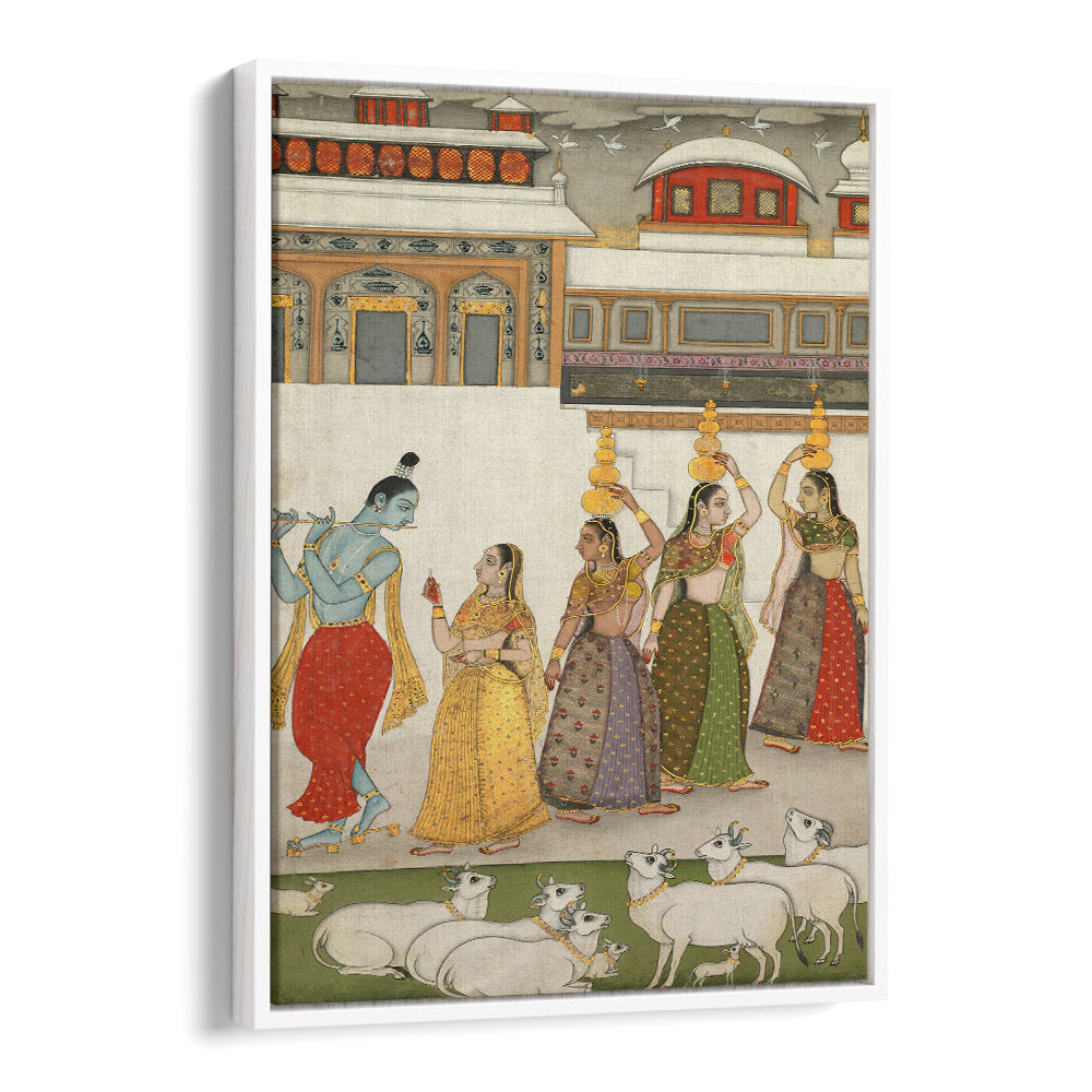 KRISHNA , INDIAN ART PAINTINGS