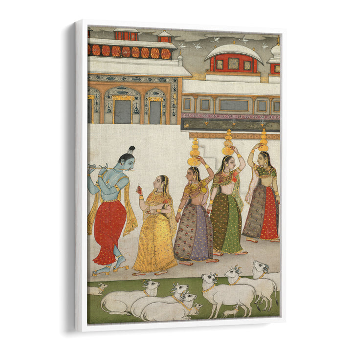 KRISHNA , INDIAN ART PAINTINGS