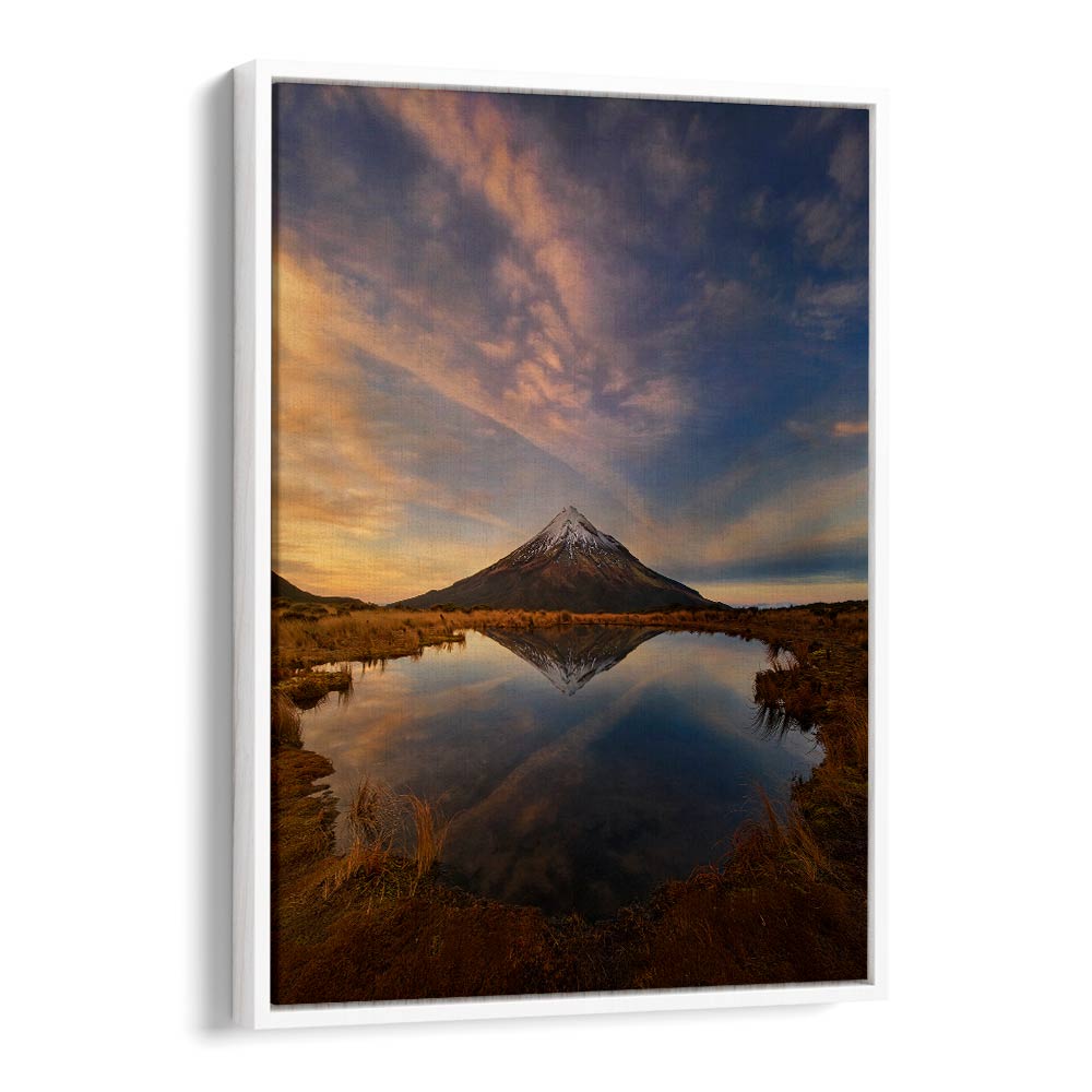 MOUNT TARANAKI WINTER SUNRISE , LANDSCAPE PHOTO PRINTS