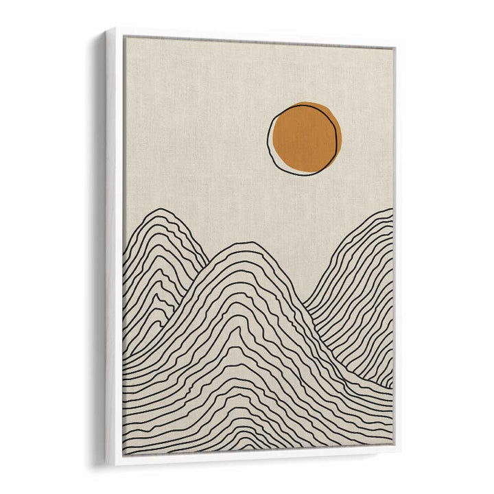 Stylish BOHO SUNSET SERIES II, LANDSCAPE PAINTINGS feature geometric design by Jay Stanley, perfect for chic decor.