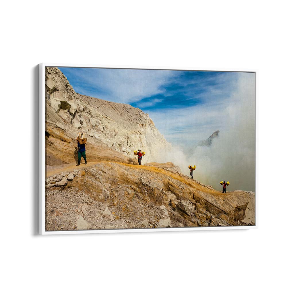 LES FORASATS DU SOUFRE (SULFUR CONVICTS) BY MARC PELISSIER , LANDSCAPE PHOTO PRINTS