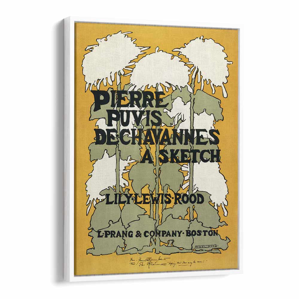 PIERRE PUVIS DE CHAVANNES (1895) BY ETHEL REED, VINTAGE PAINTINGS