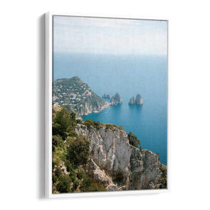 COAST OF CAPRI ITALY BY RAISA ZWART , LANDSCAPE PHOTO PRINTS