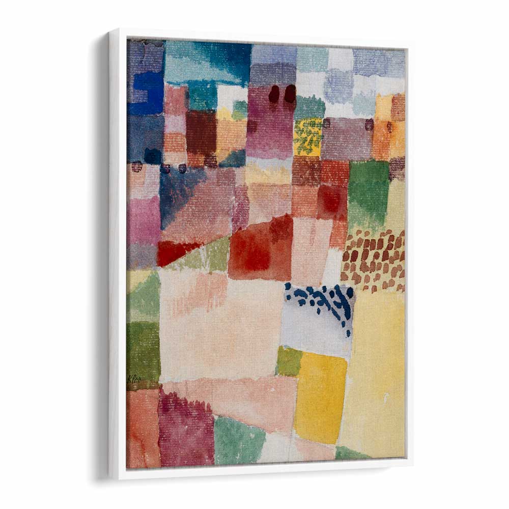 MOTIF FROM HAMMAMET (1914) BY PAUL KLEE, PAUL KLEE PAINTINGS