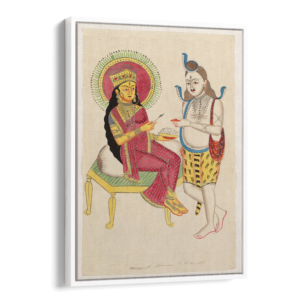 ARDHANARI , INDIAN ART PAINTINGS