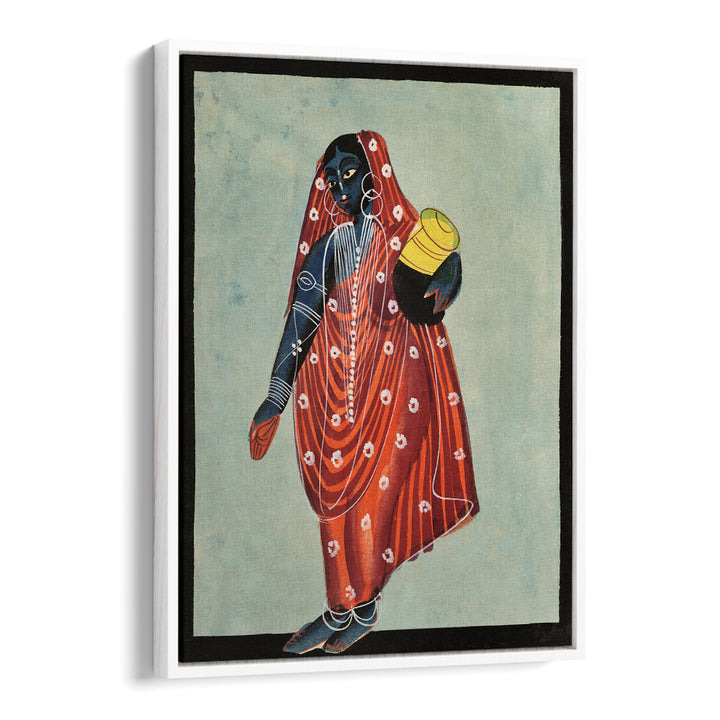 VISHNU IN FEMALE FORM OF MOHINI (1890) , INDIAN ART PAINTINGS
