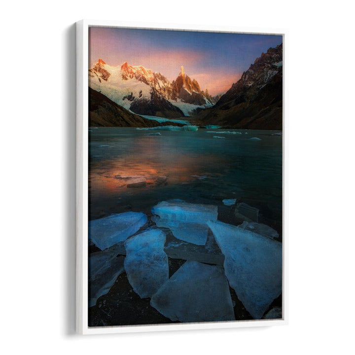 A FROZEN MORNING - LAGUNA TORRE BY YAN ZHANG , LANDSCAPE PHOTO PRINTS