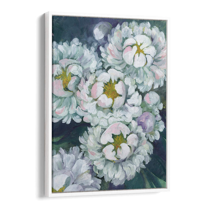 WILLOH PAINTERLY PEONIES , FLORAL FLOWER PAINTINGS