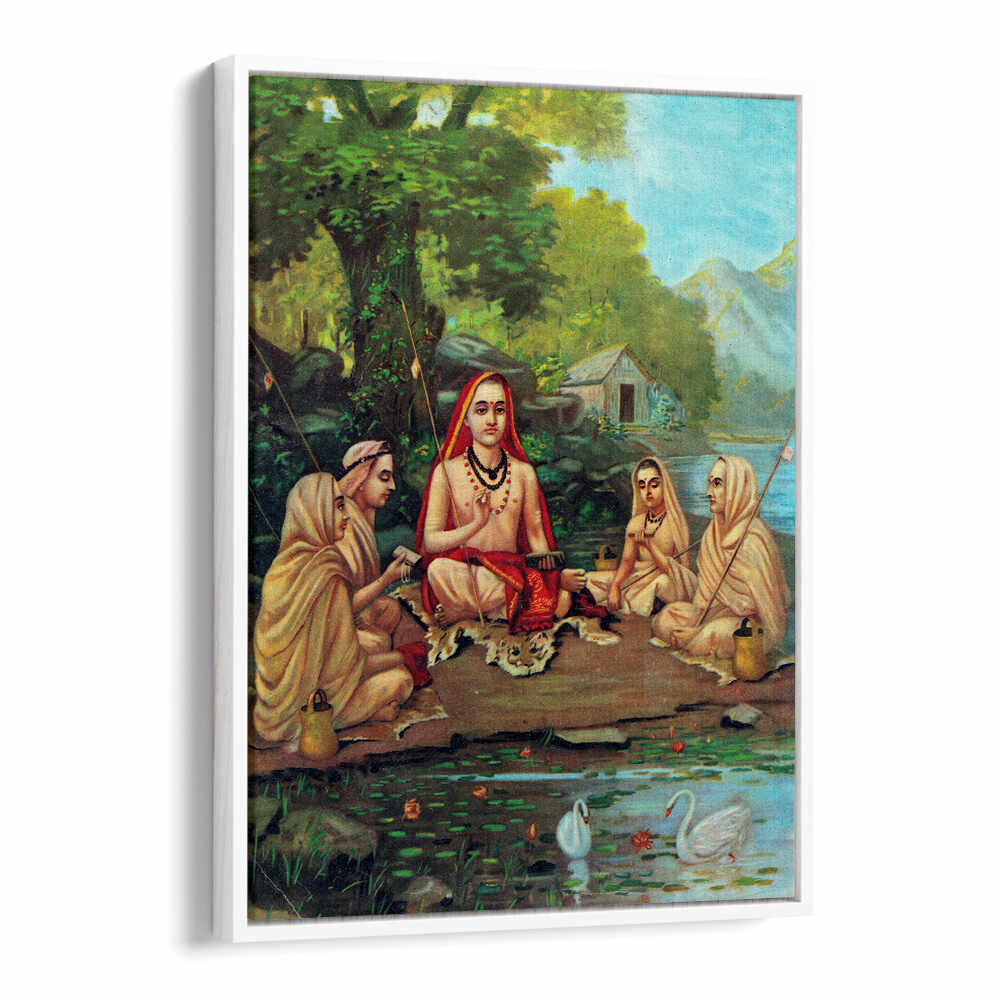 SANKARACHARYA , INDIAN ART PAINTINGS