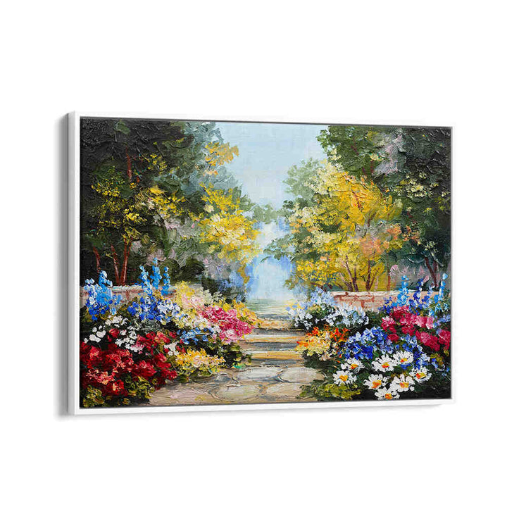 FLORA-INSPIRED GARDEN , VINTAGE EUROPEAN PAINTINGS