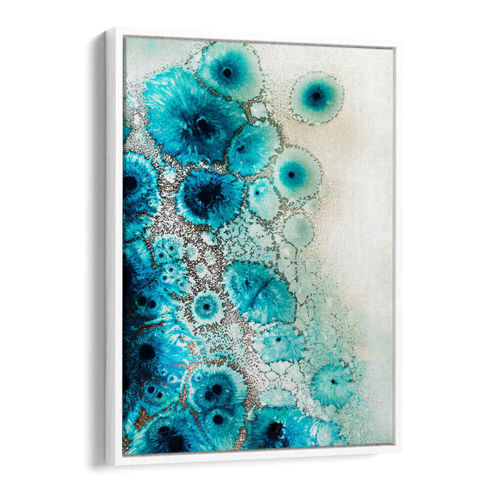 Vibrant AQUA AURORA III, ABSTRACT PAINTINGS, showcasing mesmerizing patterns to elevate your space.
