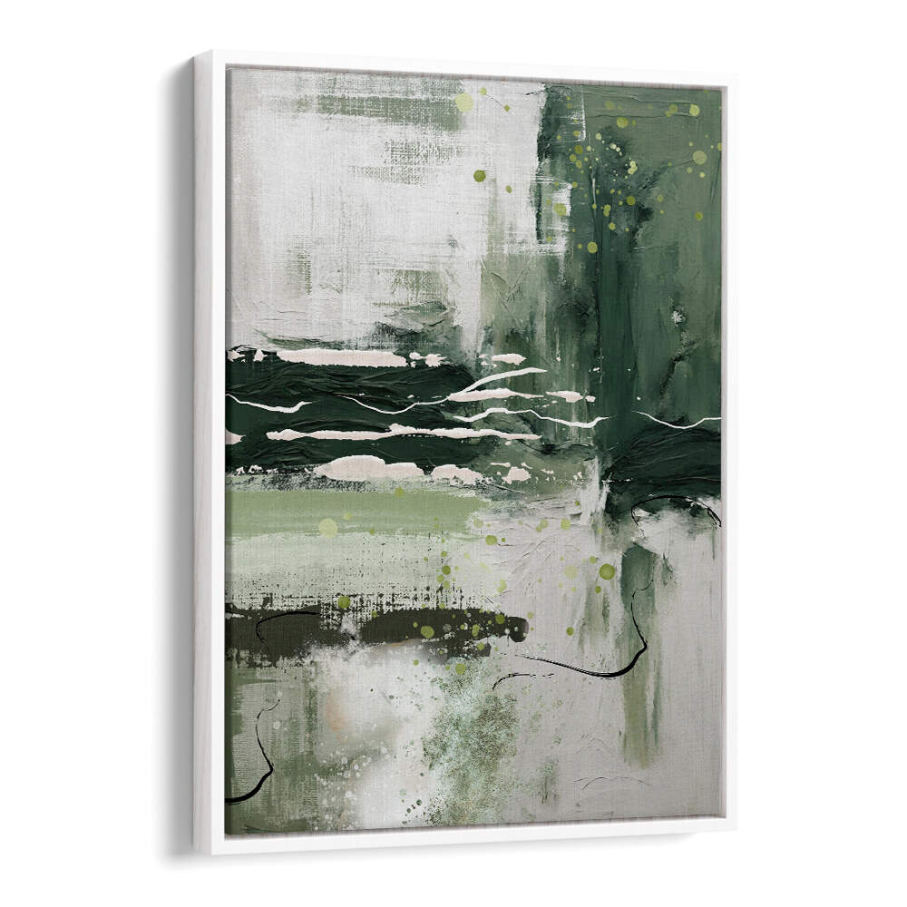 CANVAS GREENS II , ABSTRACT PAINTINGS