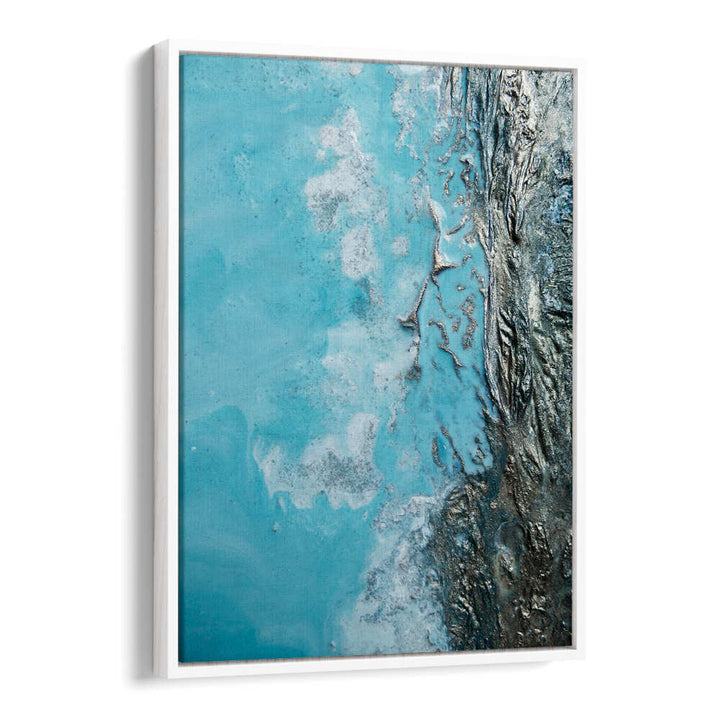 Vibrant ocean hues blend in the OCEANIC OBSESSION, ABSTRACT PAINTINGS for a stunning visual escape in your home.