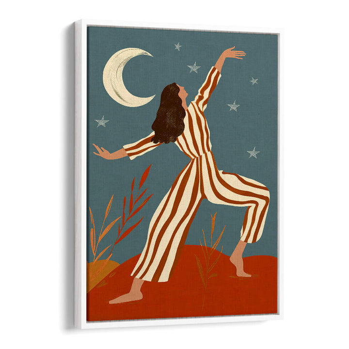MOONLIT DANCE , PORTRAITS & FIGURATIVE ILLUSTRATIONS