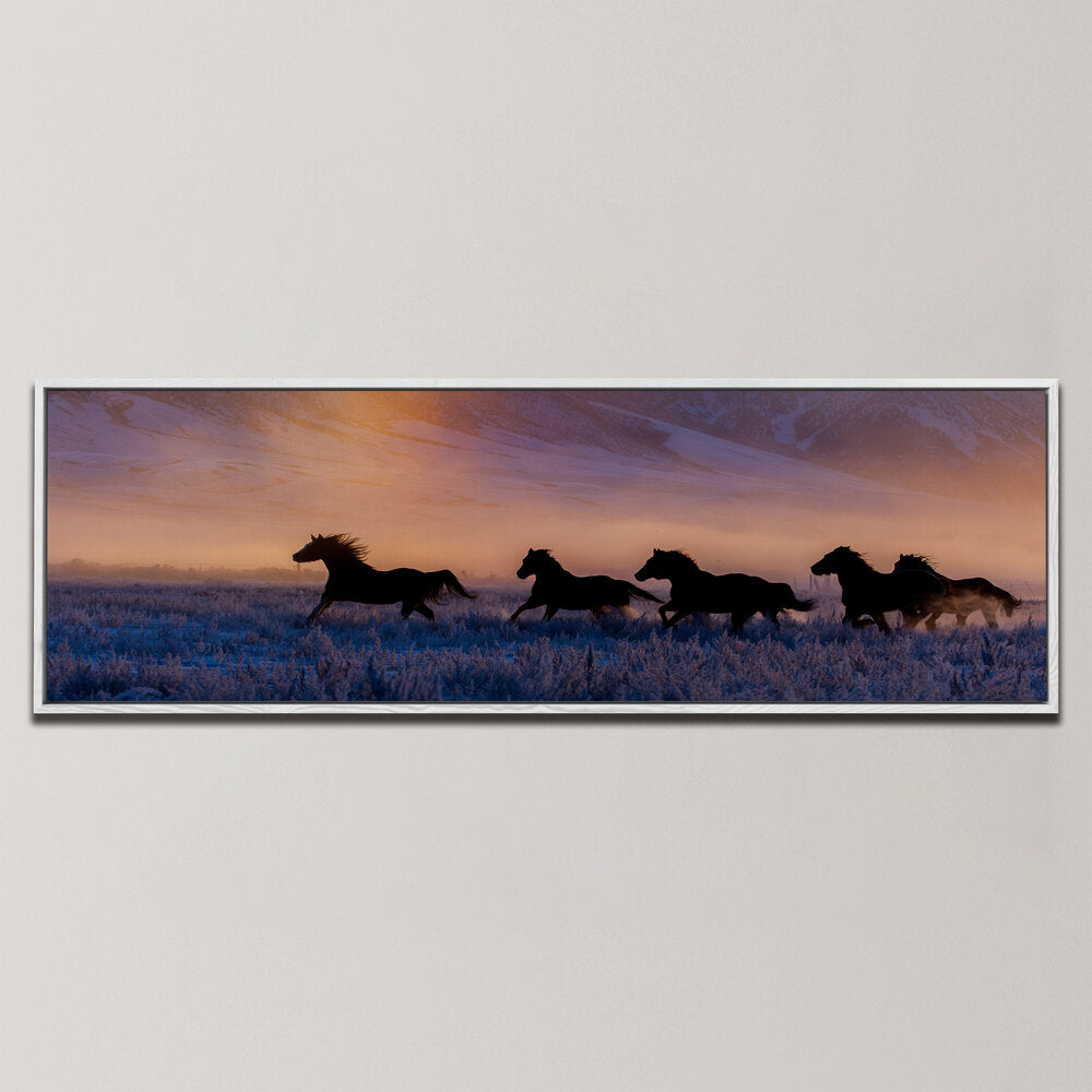 SUNRISE IN IDAHO , PANORAMIC ART